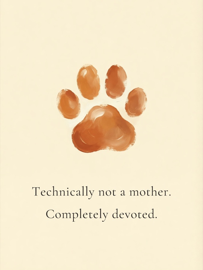 Technically not a mother. Completely devoted.