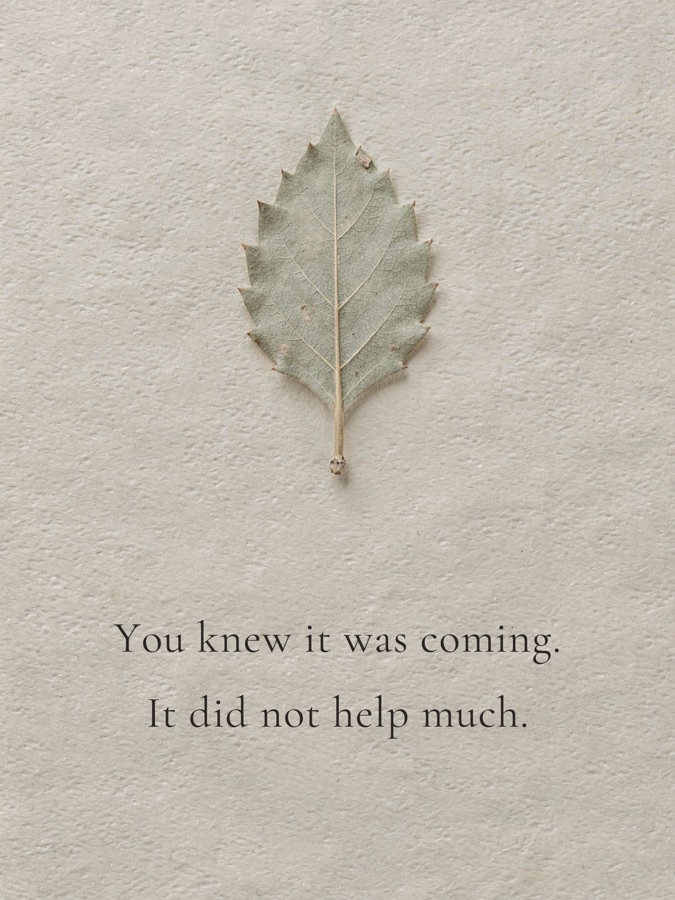 You knew it was coming. It did not help much.
